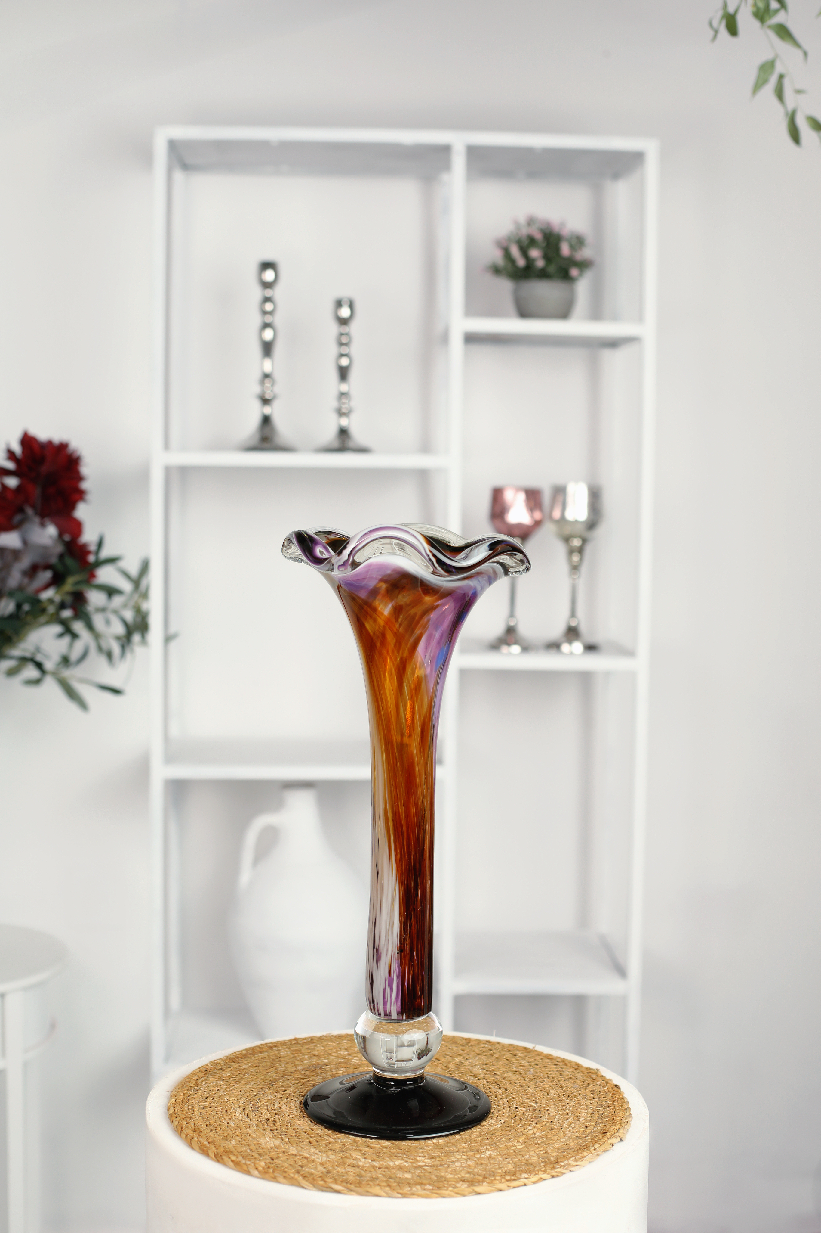 Vetreria Artistica Laila Amethist Nuvola Dekorativ Vaza